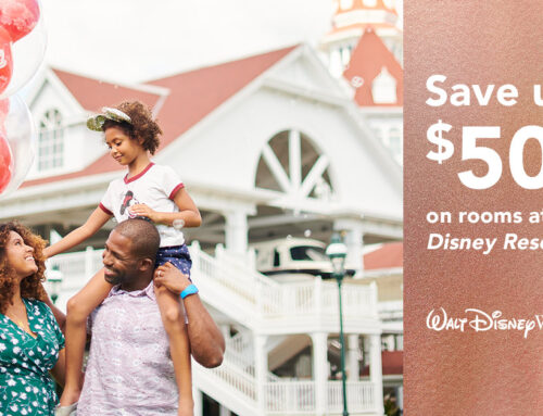 Save up to $500 on a 5-night stay at select Disney Resort Hotels!